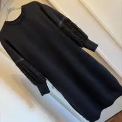 A18430 美品 ミハラヤスヒロ オーストリッチフェザーロングスウェット