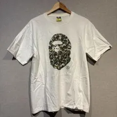 【USED】A BATHING APE カモ柄ロゴT Lサイズ
