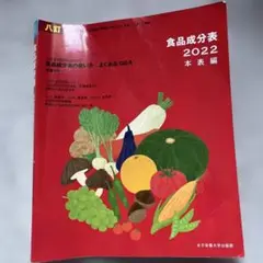食品成分表 2022 本表編