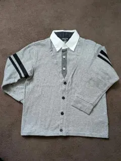 COMME CA ISM グレー 長袖シャツ・ブラウス