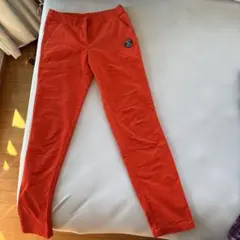 オレンジ ストレッチパンツ and per se