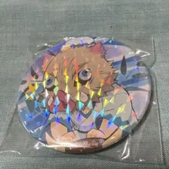 鬼滅の刃　ホログラムキャラクター 缶バッチ 約6cm 嘴平伊之助