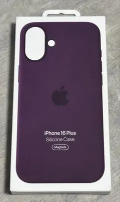 【新品未開封】純正 iPhone 16 Plus シリコンケース・プラム
