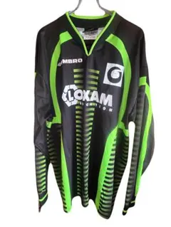 UMBRO サッカーウェア 黒/緑 ストライプ