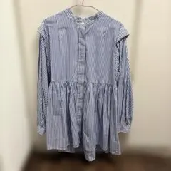 最終値下げ♡VIS ストライプシャツ　チュニックシャツのサムネイル