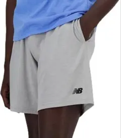 ニューバランス　ヘザーテックニットショーツ　Ｌ