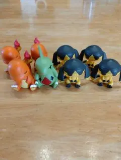 ポケモン フィギュア まとめ売り ヒトカゲ ヨーギラス 　エリキテル　肩ズン