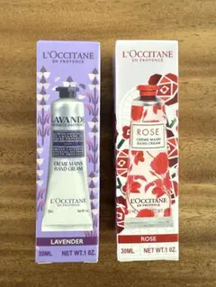 L'Occitane ハンドクリームセット ラベンダー・ローズ 30ml