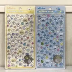 ボンボンドロップシール しずくちゃん みるみるちゃん2枚セット【正規品】