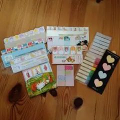 動物キャラクター付箋セット