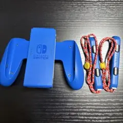 Switch スイッチ マリオレッド×ブルー JoyCon ストラップ グリップ