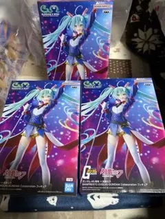 ガンダム45周年×初音ミク コラボ フィギュア 3個セット