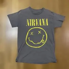 NIRVANA ニルヴァーナ スマイル バンドTシャツ グレー Mのサムネイル
