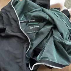 美品 3L エックスシェルター 暑熱フーディー ワークマン　ブラック　黒