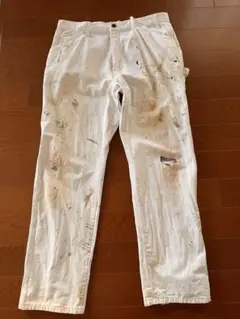 Dickies ホワイトペインターパンツ リアルペイント 36×32 - メルカリ