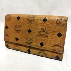 MCM エムシーエム ヴィセトス柄 長財布 二つ折り がま口 PVC レザーのサムネイル