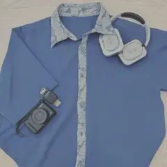 EllnoLoset　エルノロゼット　ジャガードクレリックシャツ　M