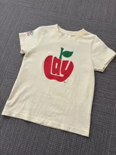 LAUNDRY アップルロゴ Tシャツ キッズ Mサイズ120 イエロー
