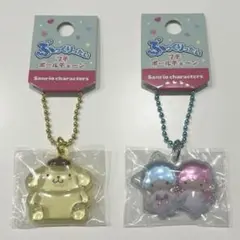 ぷっくりったい プチボールチェーン ポムポムプリン　キキララ　2点セット