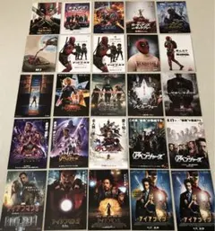 マーベル映画　人気シリーズ全作品70種チラシセット　映画フライヤー メルカリ