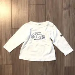 b.ROOM 長袖Tシャツ ホワイト 90サイズのサムネイル