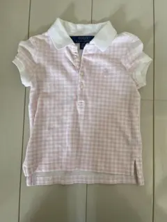 Polo Ralph Lauren ピンクチェック ポロシャツ 2/2T