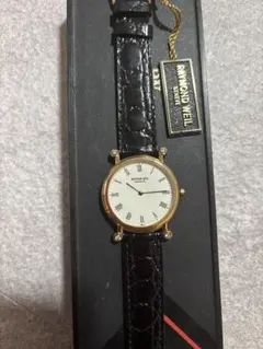 希少石あり【未使用品】RAYMOND WEIL 腕時計 18k ホワイトダイヤルのサムネイル
