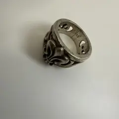 A&G シルバーリング 装飾的な彫刻　18号