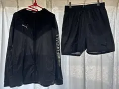 PUMA ブラック ジャージ上下セット