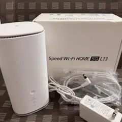 送料込み☆Speed Wi-Fi HOME 5G＊L13 無線LANルーター☆白