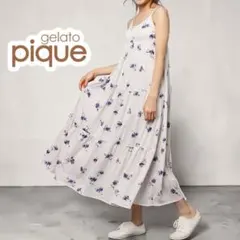 《gelat pique/ジェラピケ》スプリングフラワーキャミソールマキシドレスのサムネイル