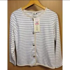 ◉しまむら ボーダーカーディガン Lサイズ