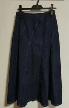 LAURA ASHLEY デニム ロング スカート SIZE7