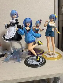 レム フィギュア 3体セット リゼロ レム フィギュア 3点セット - メルカリ