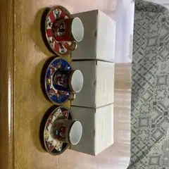 ミッキーマウス デミタスカップ 3個セット