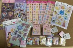 Disney プリンセス シール・ウォーター・ブックメモ・まとめ売り 18点
