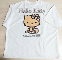 新品　サンリオ　セシルマクビーコラボ　キティ　半袖Tシャツ　ヒョウ柄のサムネイル