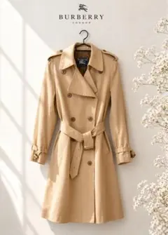 Burberrys 英国製 トレンチコートベルト付 ベージュ ロング