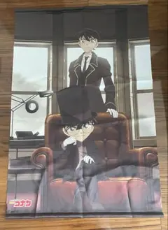 名探偵コナン 工藤新一 怪盗キッド 変装on/off タペストリー 名探偵コナン 変装on/offタペストリー 工藤新一＆怪盗キッド[KADOKAWA