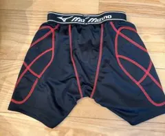 Mizuno スライディングパンツ 黒/赤　ジュニア　140