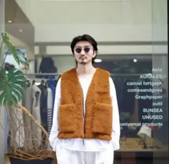 nest Robe CONFECT ウールコットン パイルベスト - メルカリ
