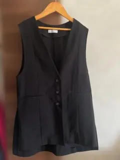 PAGEBOY ブラック ノースリーブベスト ジレ