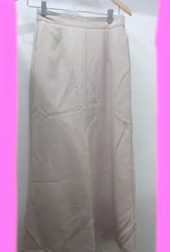 ストライプ ベージュ ロングスカート タイトスカート しまむら