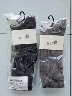 earth music&ecologyリブハイソックス 2足セットのサムネイル