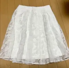 【JILLSTUART】値下げ/フレアスカート/花柄レースのサムネイル