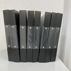 ASKUL リング式ファイル クリアブラック