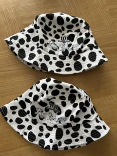 【美品】ディズニー　101匹わんちゃん バケットハット　2点セット