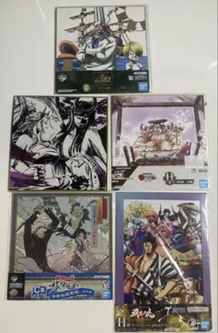 ワンピース 一番くじ 色紙 アートプレート 5枚セット 新品多め