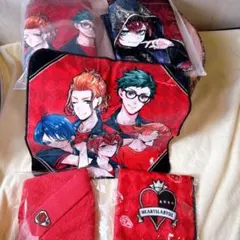 ツイステ　ハーツラビュル寮　プチタオル　タオル