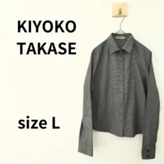 KIYOKO TAKASE　シャツ　ブラウス　Lサイズ　845のサムネイル